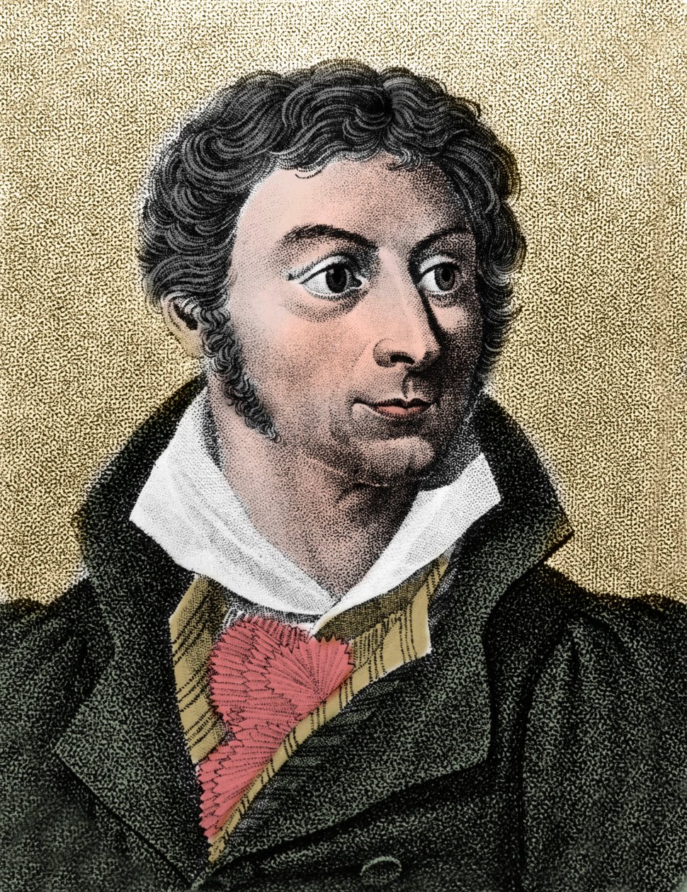 Portret Lorenza Okena (1779-1851). niemiecki przyrodnik i filozof autorstwa French School