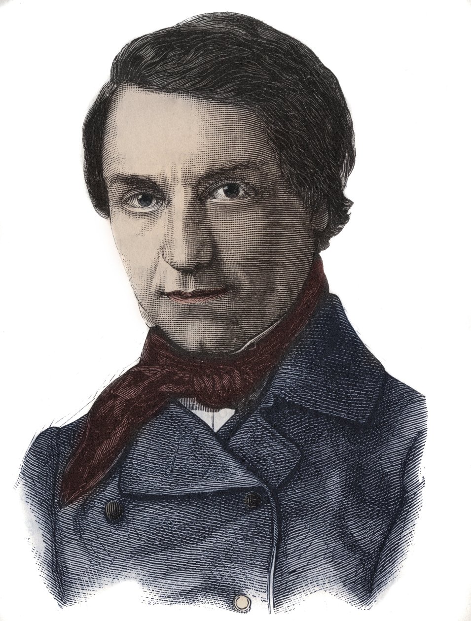 Portret Louisa Blanca, francuskiego polityka i historyka (1811 - 1882) autorstwa French School