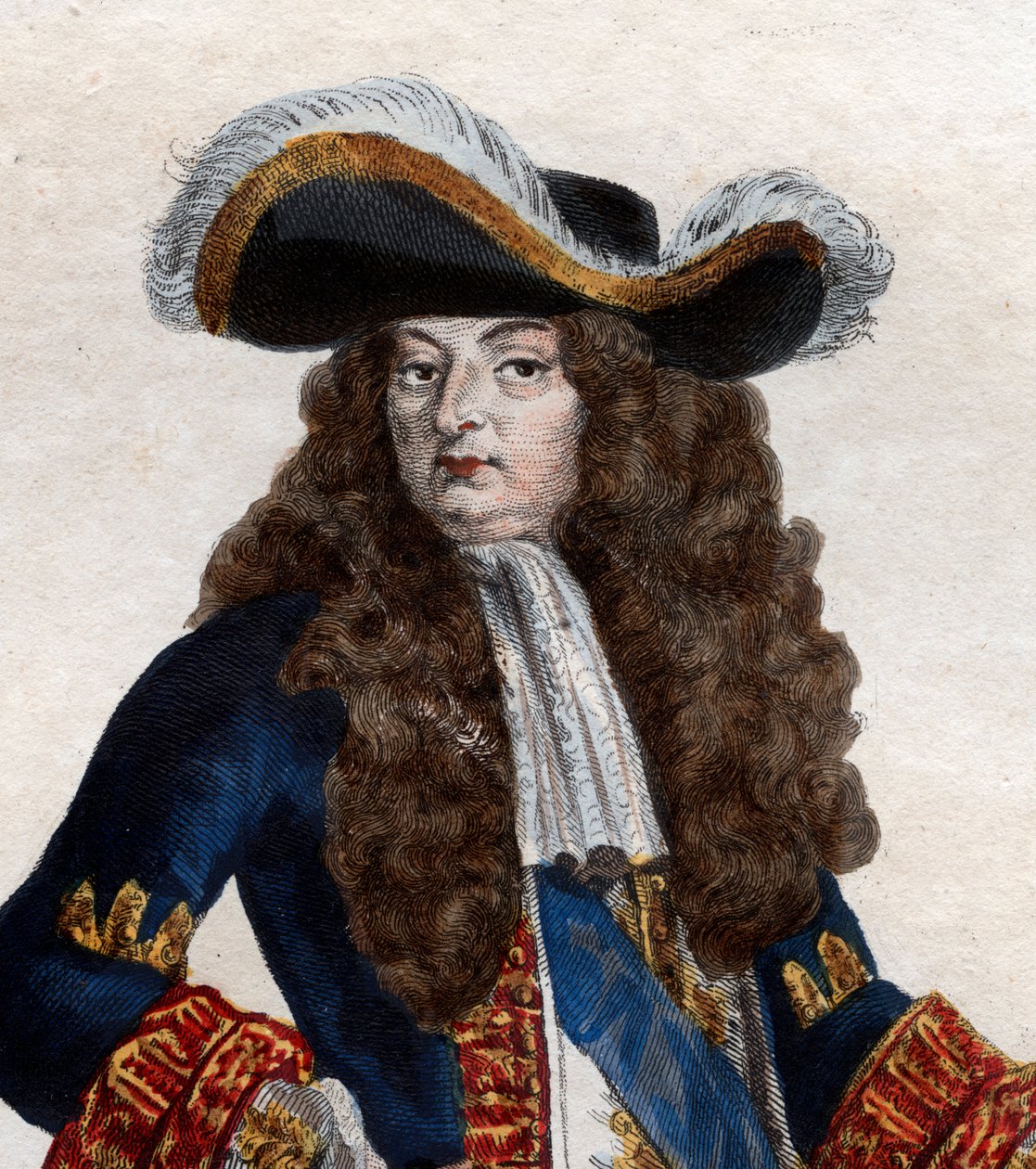 Portret Ludwika XIV Francji (1638-1715), króla Francji. autorstwa French School