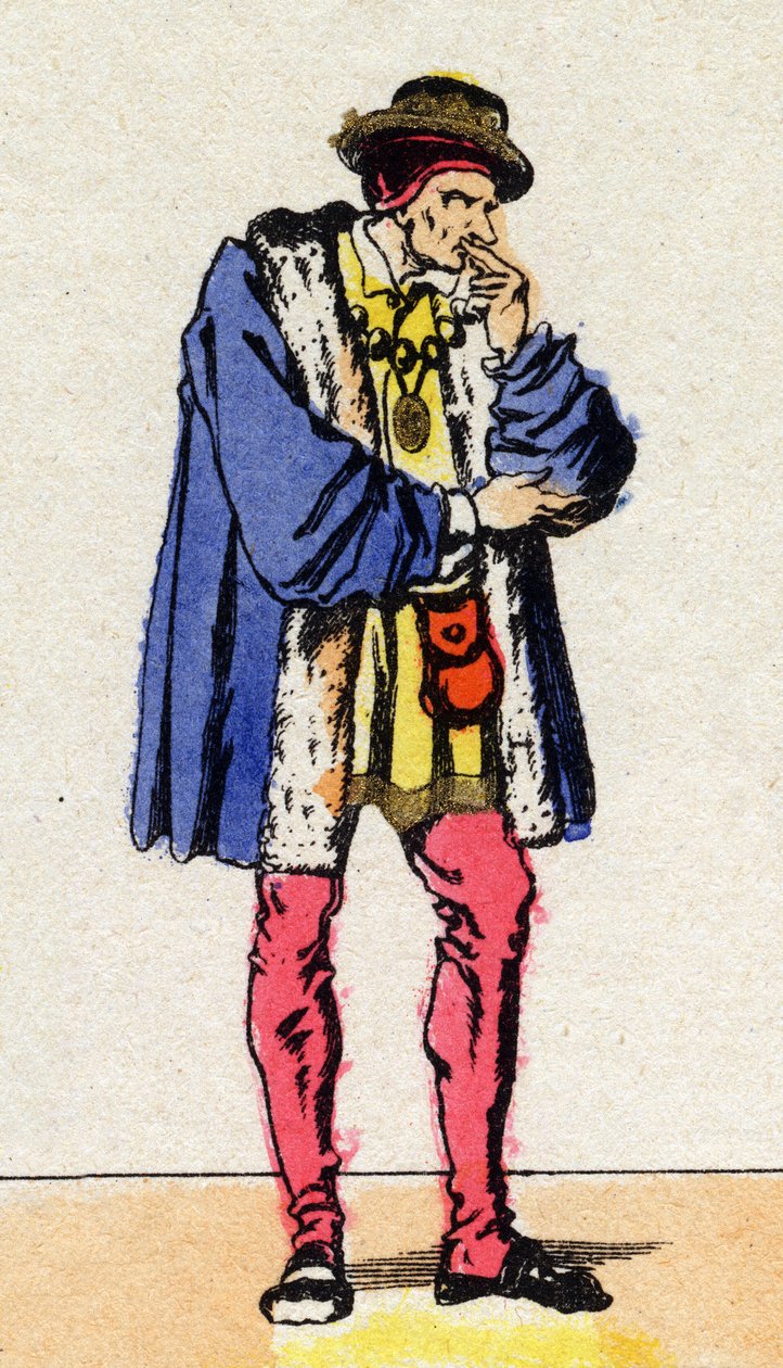 Portret Ludwika XI (1423-1483), króla Francji. autorstwa French School