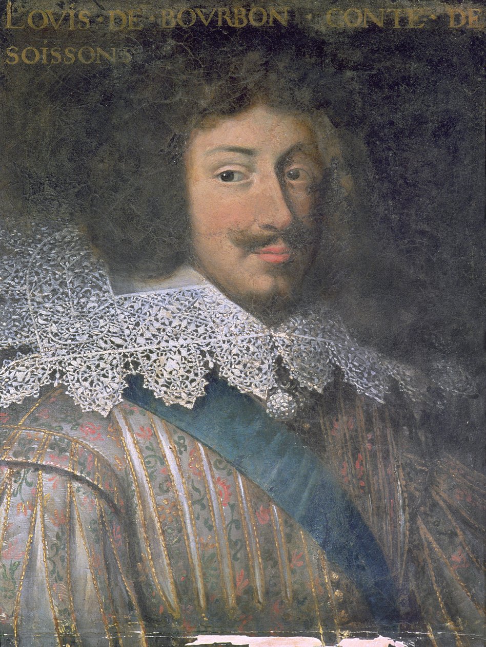 Portret Ludwika Burbon (1604-41) hrabiego Soissons autorstwa French School