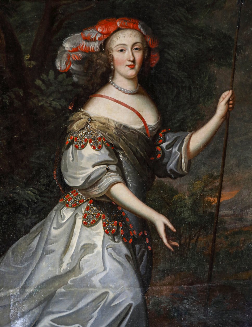 Portret Lucie de Tourville. olej na płótnie autorstwa French School