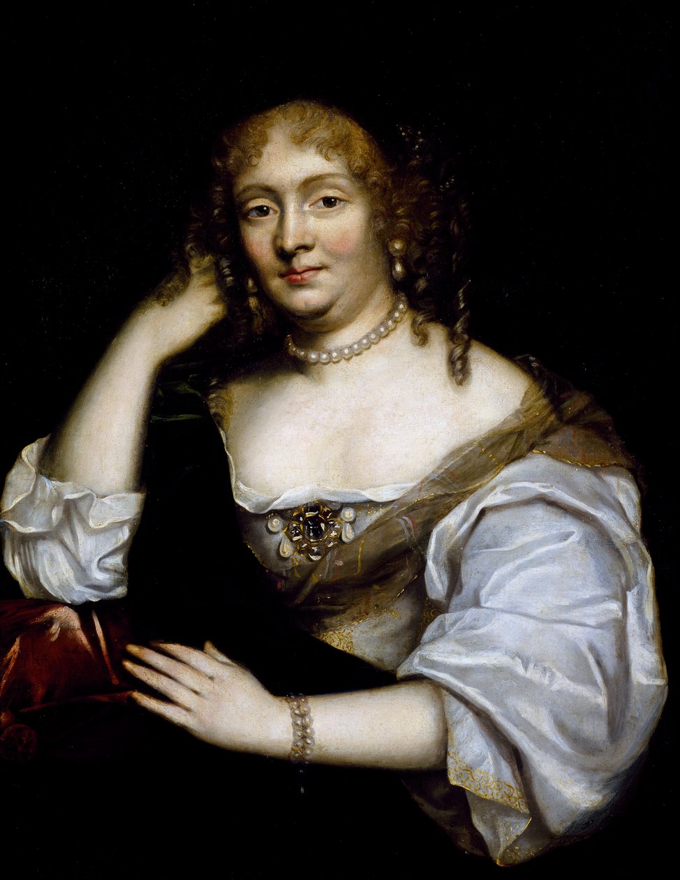 Portret Madame de Sevigne, po 1670 (olej na płótnie) autorstwa French School