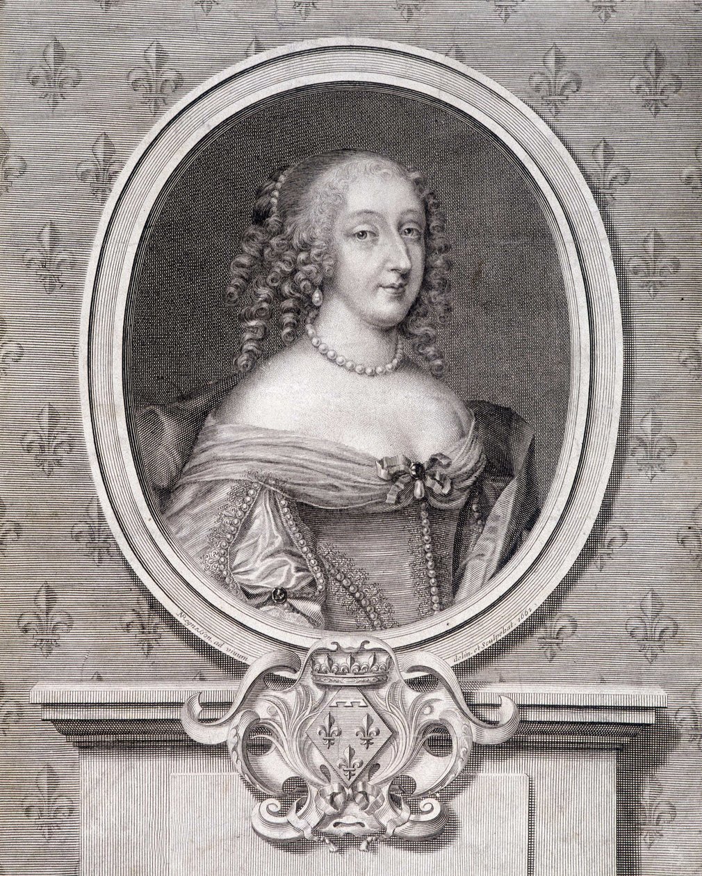 Portret Mademoiselle de Montpensier zwany „Wielką Mademoiselle” autorstwa French School