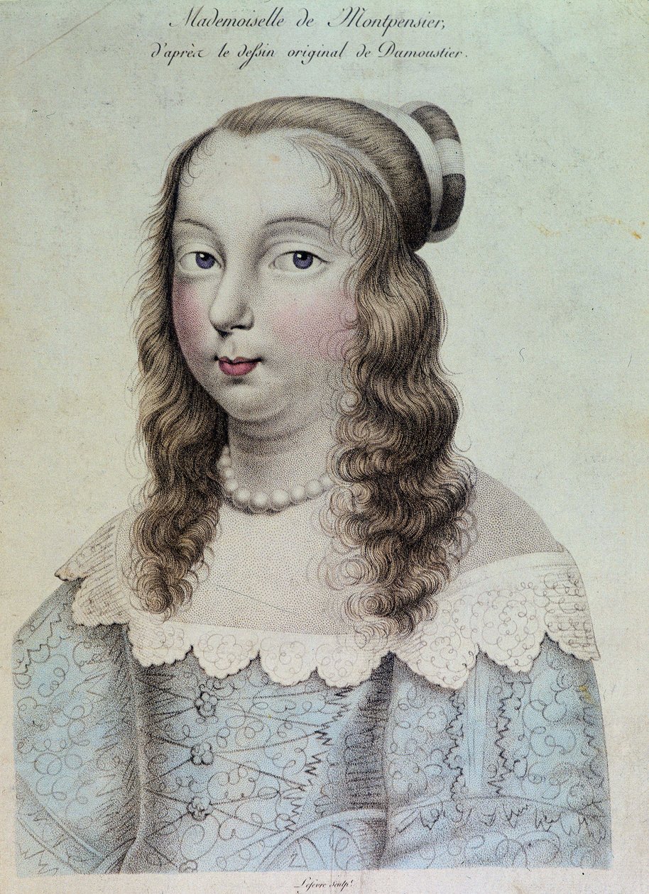 Portret Mademoiselle de Montpensier zwany „Wielką Mademoiselle” autorstwa French School