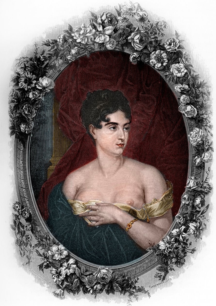 Portret Marguerite Josephine Wiemer (Marguerite Georges) autorstwa French School