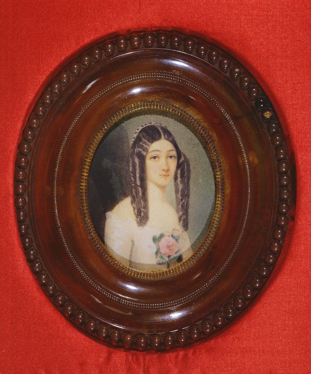Portret Marie Duplessis (1824-1847) znany również jako La Dame aux Camelias, 1847 (wc na papierze) autorstwa French School