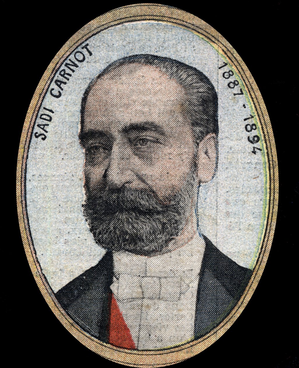 Portret Marie Francois Sadi Carnot (1837-1894), prezydenta Republiki Francuskiej. autorstwa French School