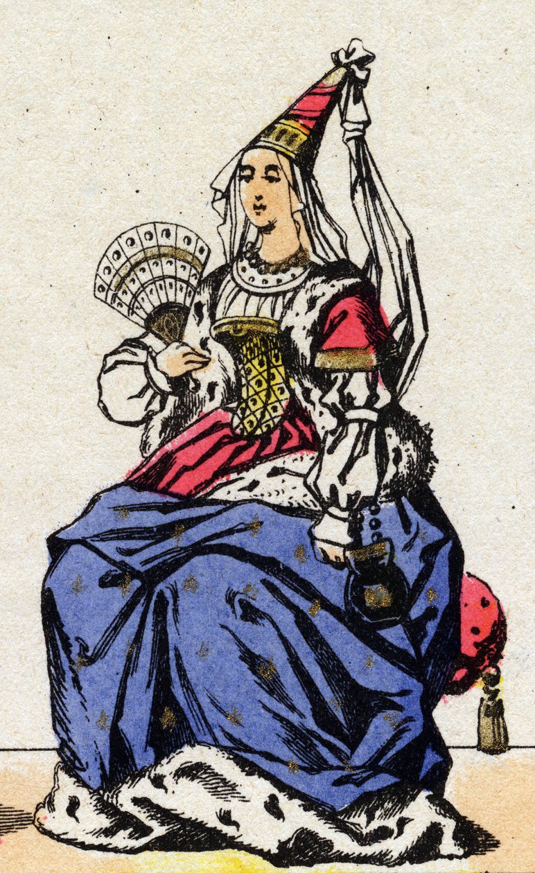 Portret Marii Andegaweńskiej, królowej Francji (1404-1463), żony Karola VII. autorstwa French School