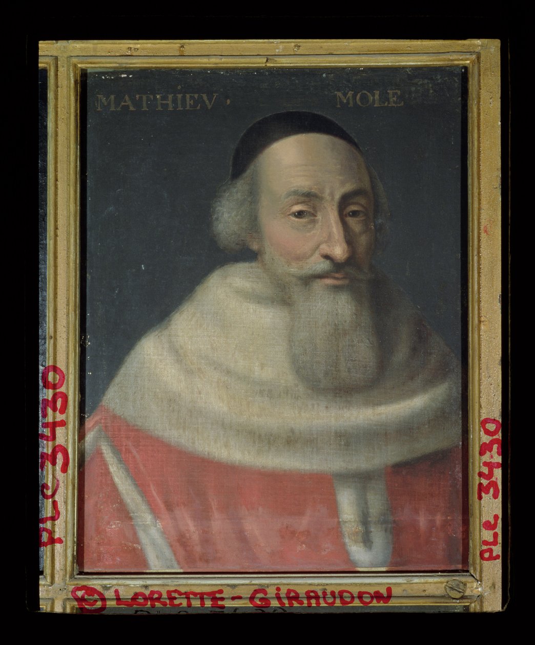 Portret Mathieu Mole (1584-1656) Lord of Champlatre autorstwa French School