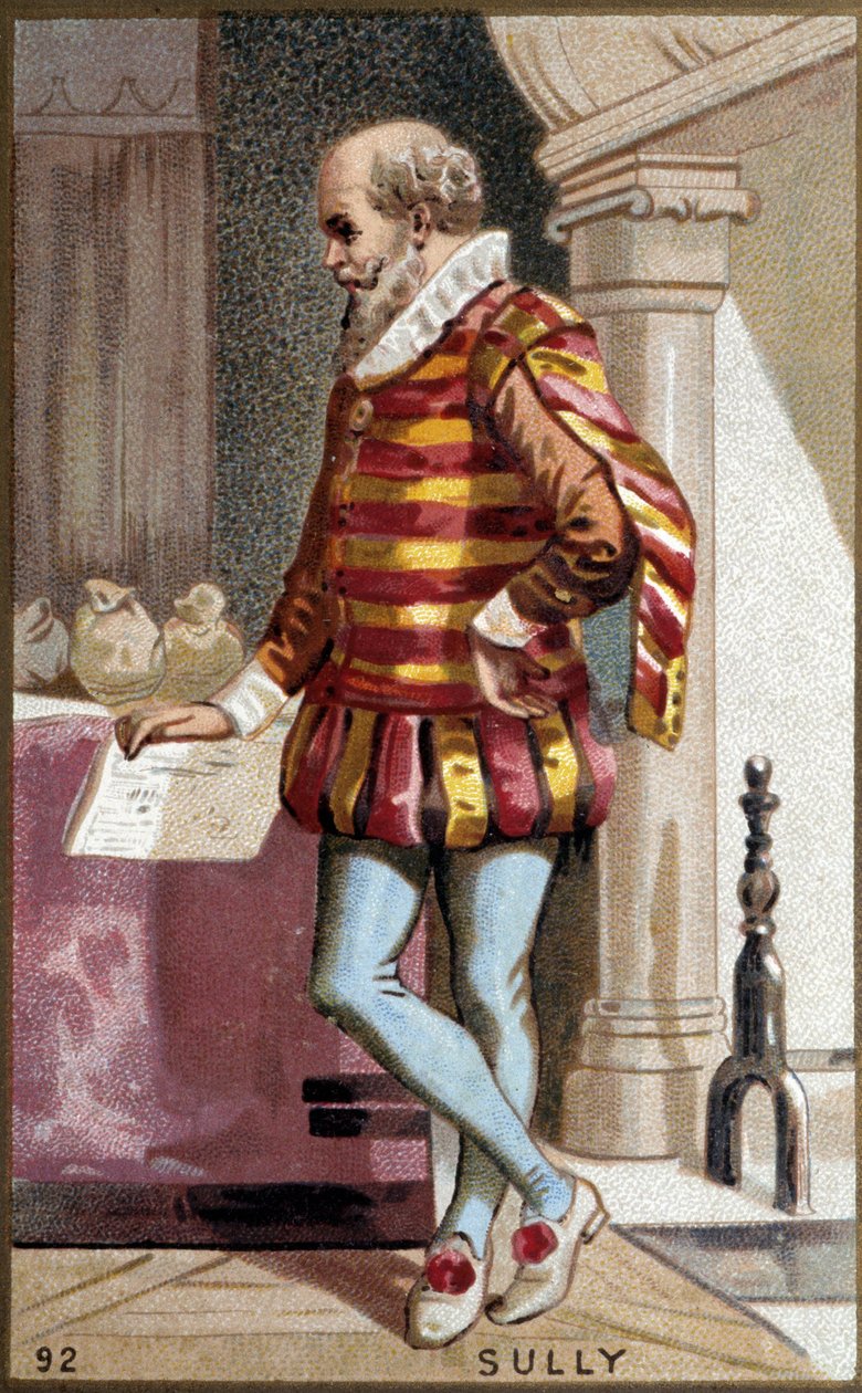 Portret Maksymiliana de Bethune, barona de Rosny, księcia Sully (1560-1641), polityka francuskiego. autorstwa French School