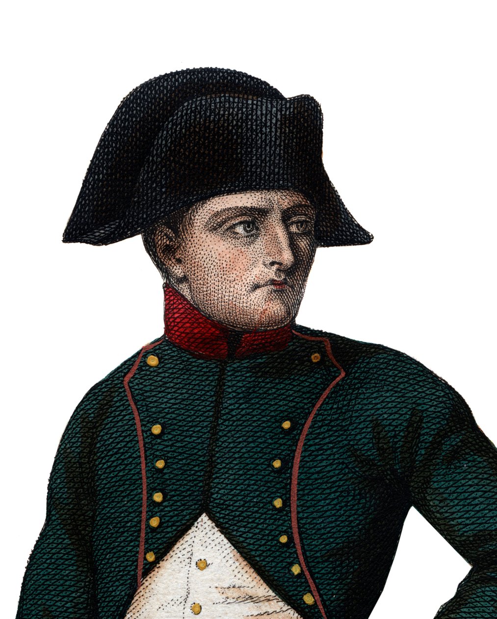 Portret Napoleona Bonaparte (1768-1821) jako pierwszego konsula. autorstwa French School
