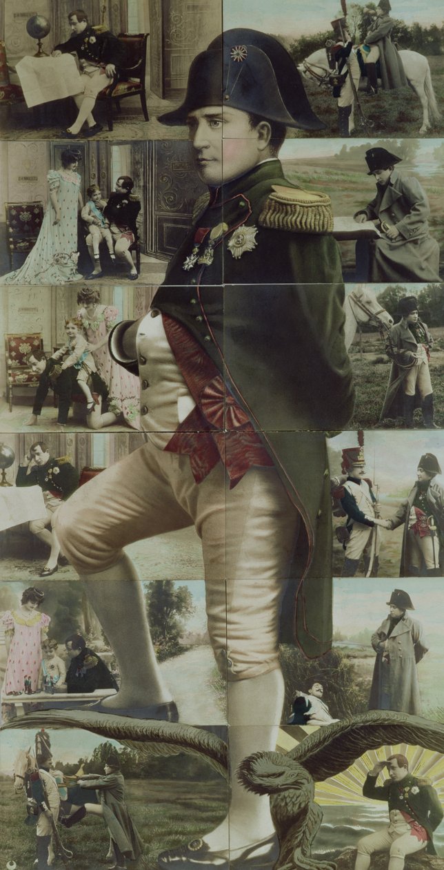 Portret Napoleona Bonaparte (1769-1821) i sceny z jego życia, XIX-XX w. (zdjęcie kolorowe) autorstwa French School