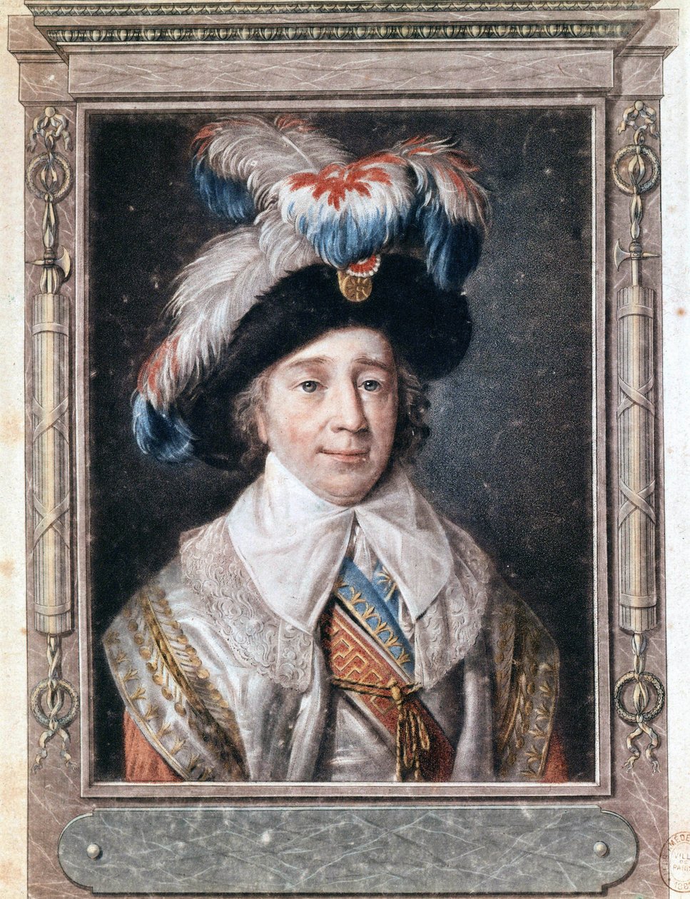 Portret Paula Barrasa (1755 - 1829). autorstwa French School