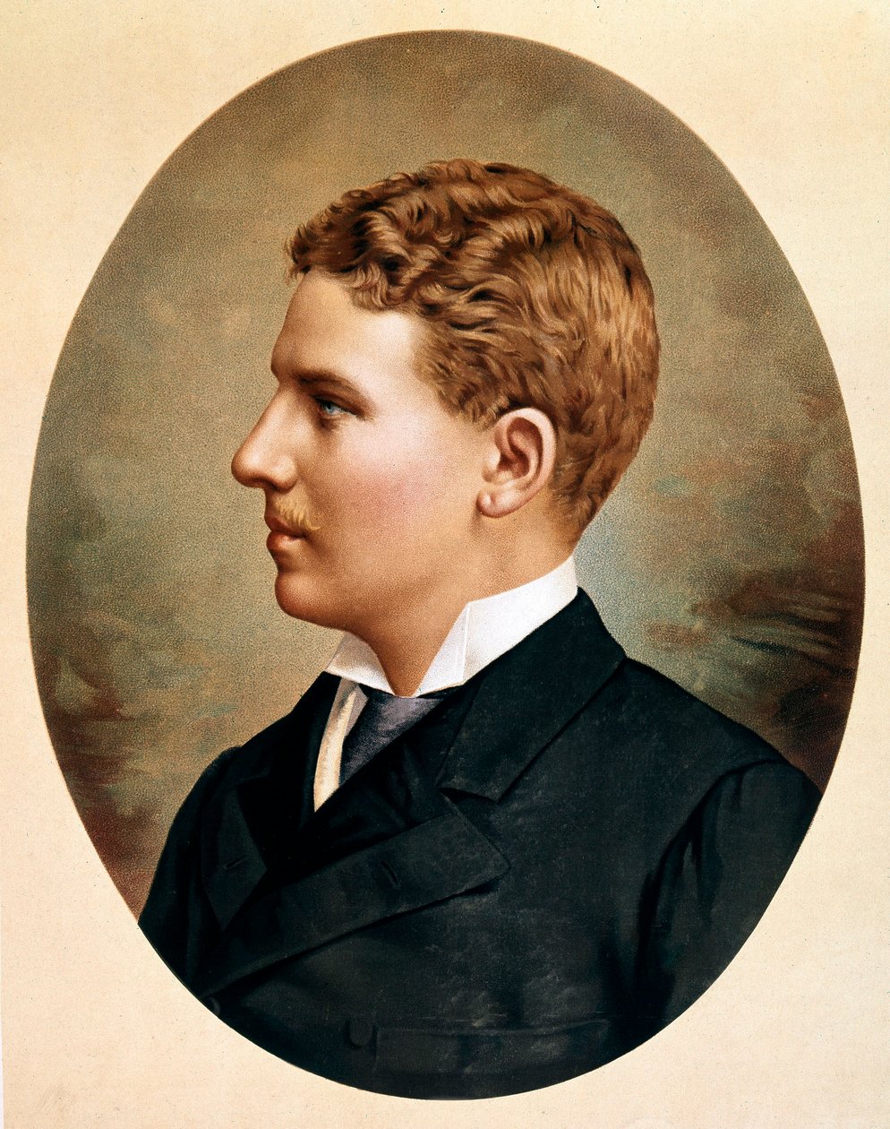 Portret Filipa, księcia Orleanu (1838 - 1894) autorstwa French School