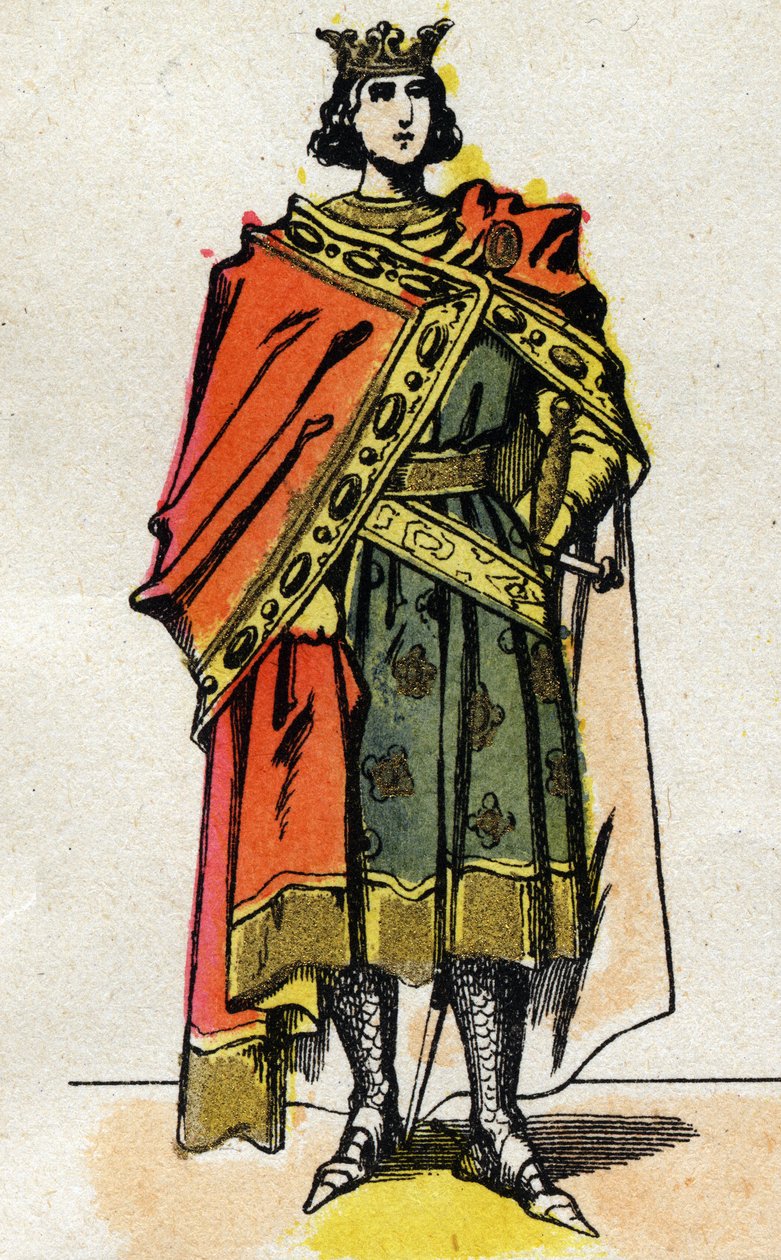 Portret Filipa V Długiego (1294 - 1322), króla Francji. autorstwa French School