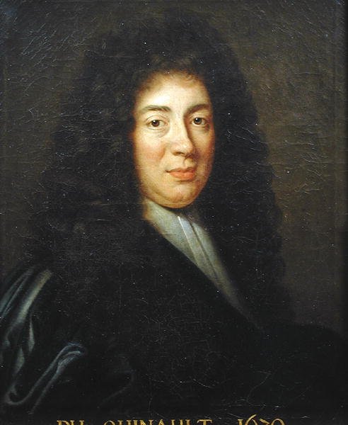 Portret Filipa Quinaulta (1635-88) 1670 autorstwa French School