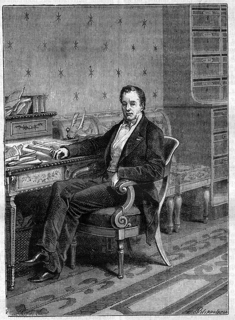 Portret Pierre Paul Royer-Collard (Royer Collard autorstwa French School