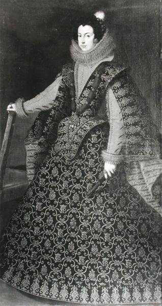 Portret księżniczki Elżbiety z Francji (1602-44) 1621 autorstwa French School