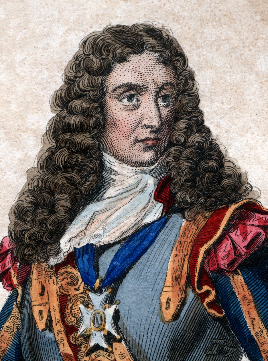 Portret Rene Duguay Trouin (zwany Rene Trouin du Gue) (1673-1736), francuski korsarz. autorstwa French School