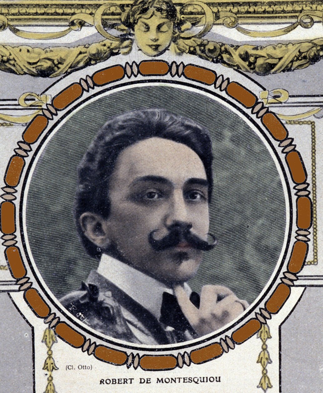 Portret Roberta de Montesquiou (1855-1921), francuskiego pisarza. autorstwa French School