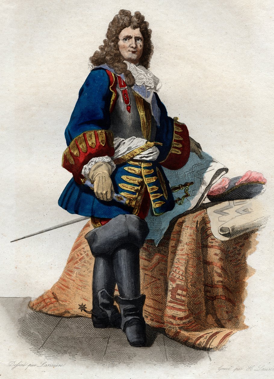 Portret Sebastiena le Prestre, markiza de Vauban (1633-1707), marszałka Francji. autorstwa French School