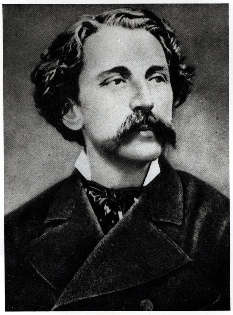 Portret Stephane Mallarme (1842-98), ok. 1873 autorstwa French School