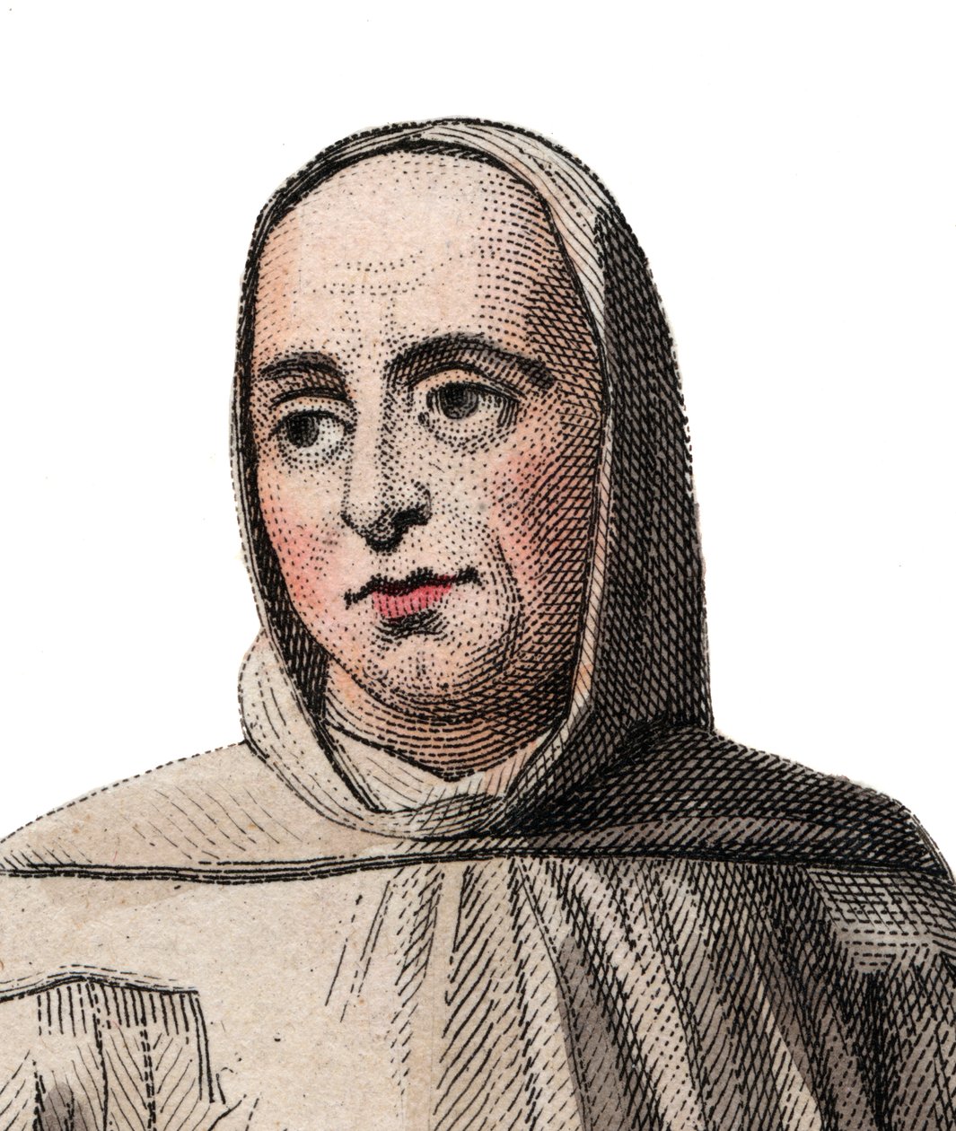 Portret Sugera (opata Sugera) (1081-1151), francuskiego opata i historyka. autorstwa French School