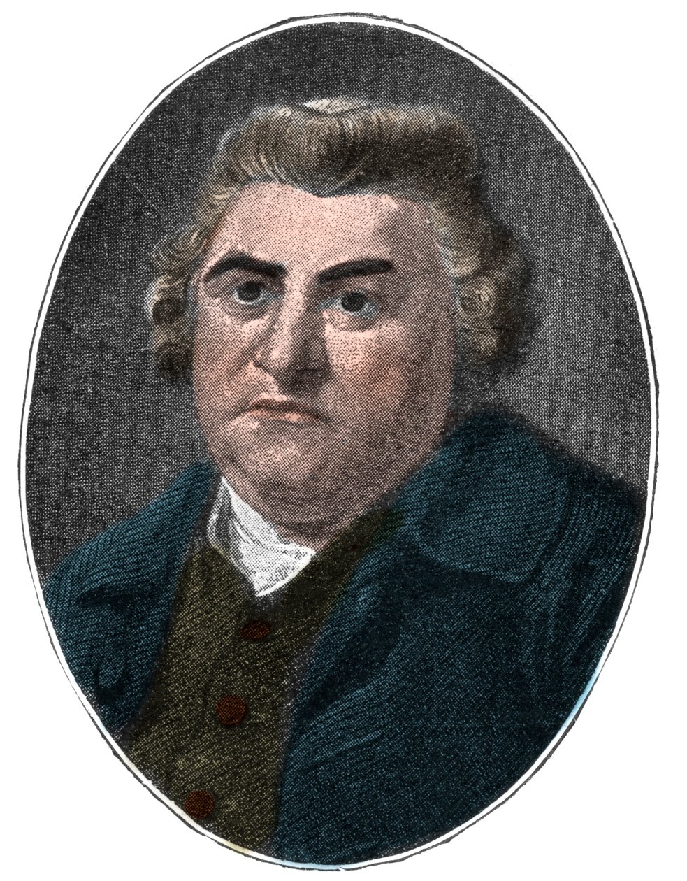 Portret Thomasa Wartona (1728-1790) Angielski historyk literatury, krytyk i poeta. 19 wiek. autorstwa French School