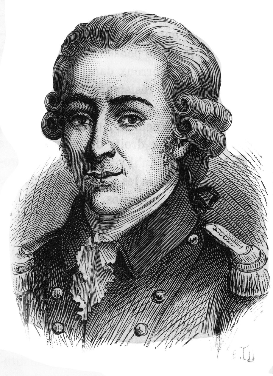 Portret Thomasa de Mahy, markiza de Favras (1744-1790). Rycina z końca XIX wieku. autorstwa French School