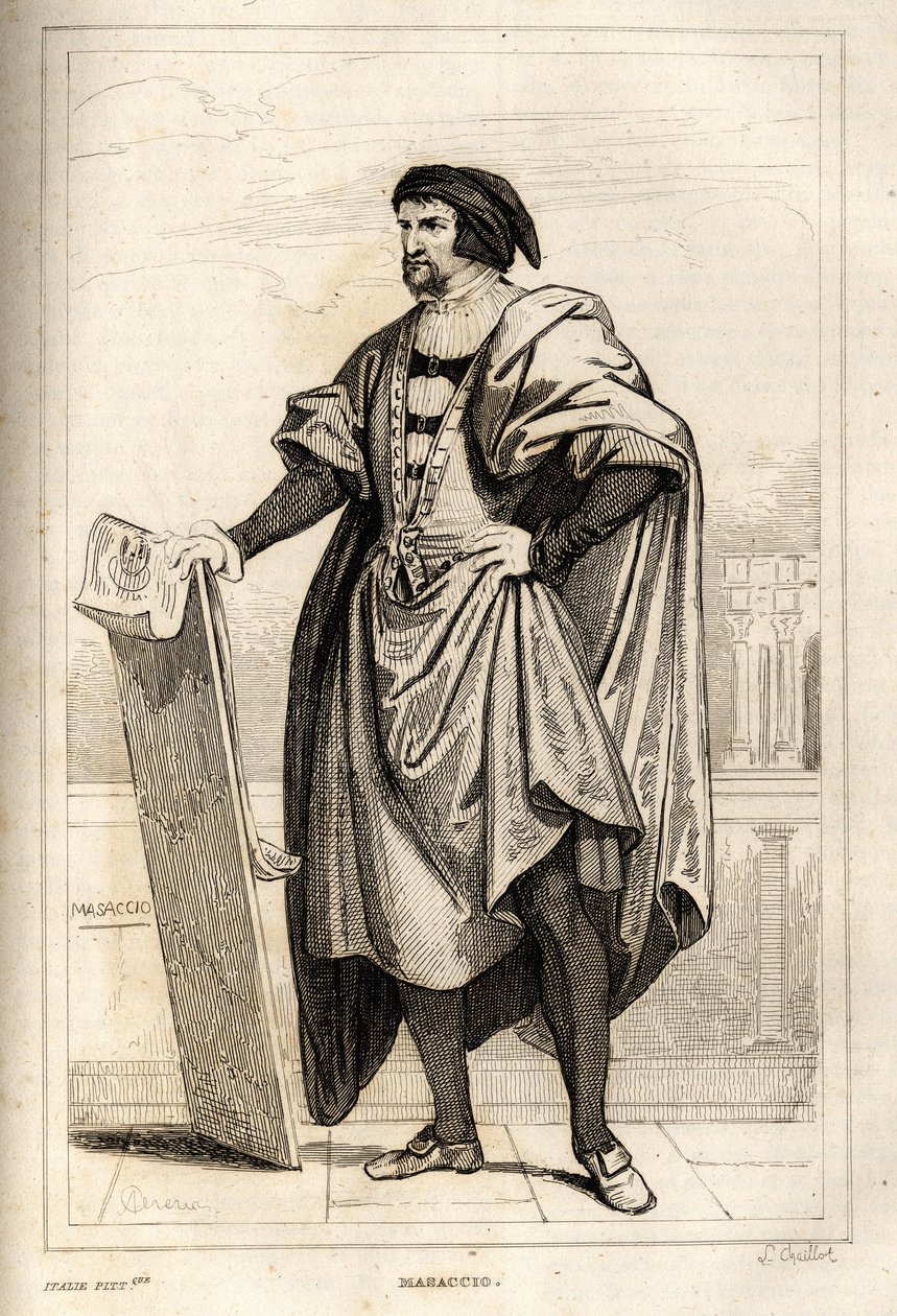 Portret Tommaso autorstwa Giovanniego Cassai, zwany Masaccio autorstwa French School