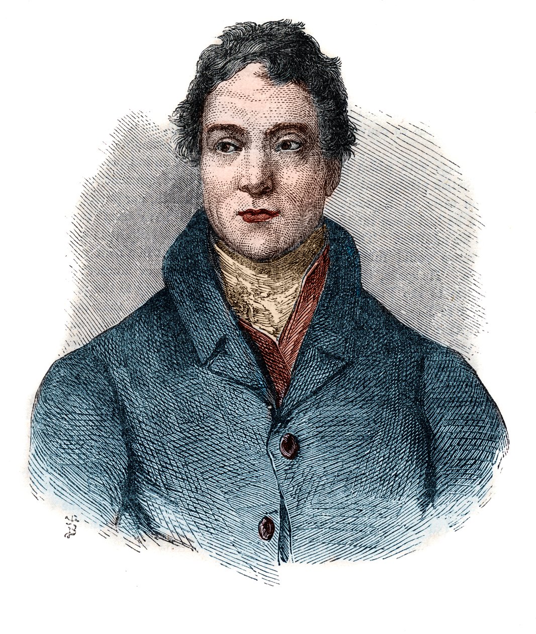 Portret Williama Huskissona (1770-1830) był brytyjskim mężem stanu. autorstwa French School