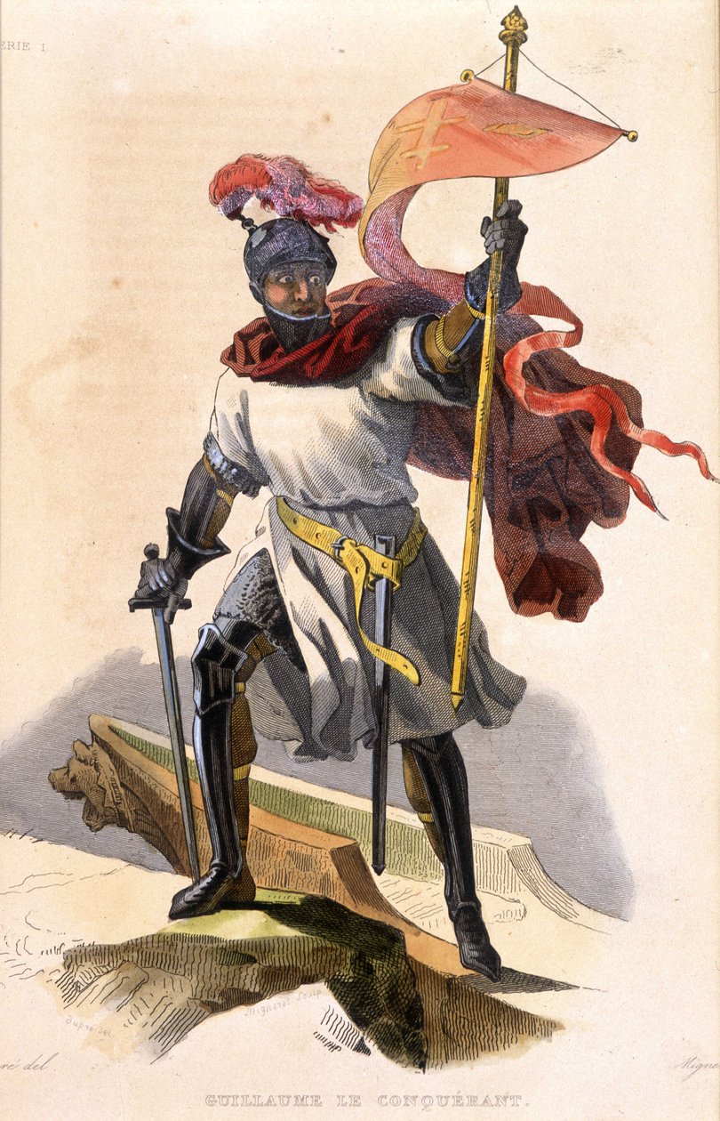 Portret Wilhelma Zdobywcy - w „”Le Plutarque francais””, wyd. Mennechet autorstwa French School