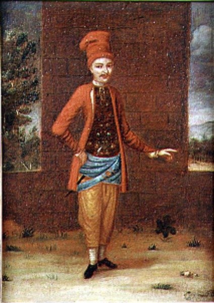 Portret mężczyzny tureckiego (dla pary patrz 72903) autorstwa French School