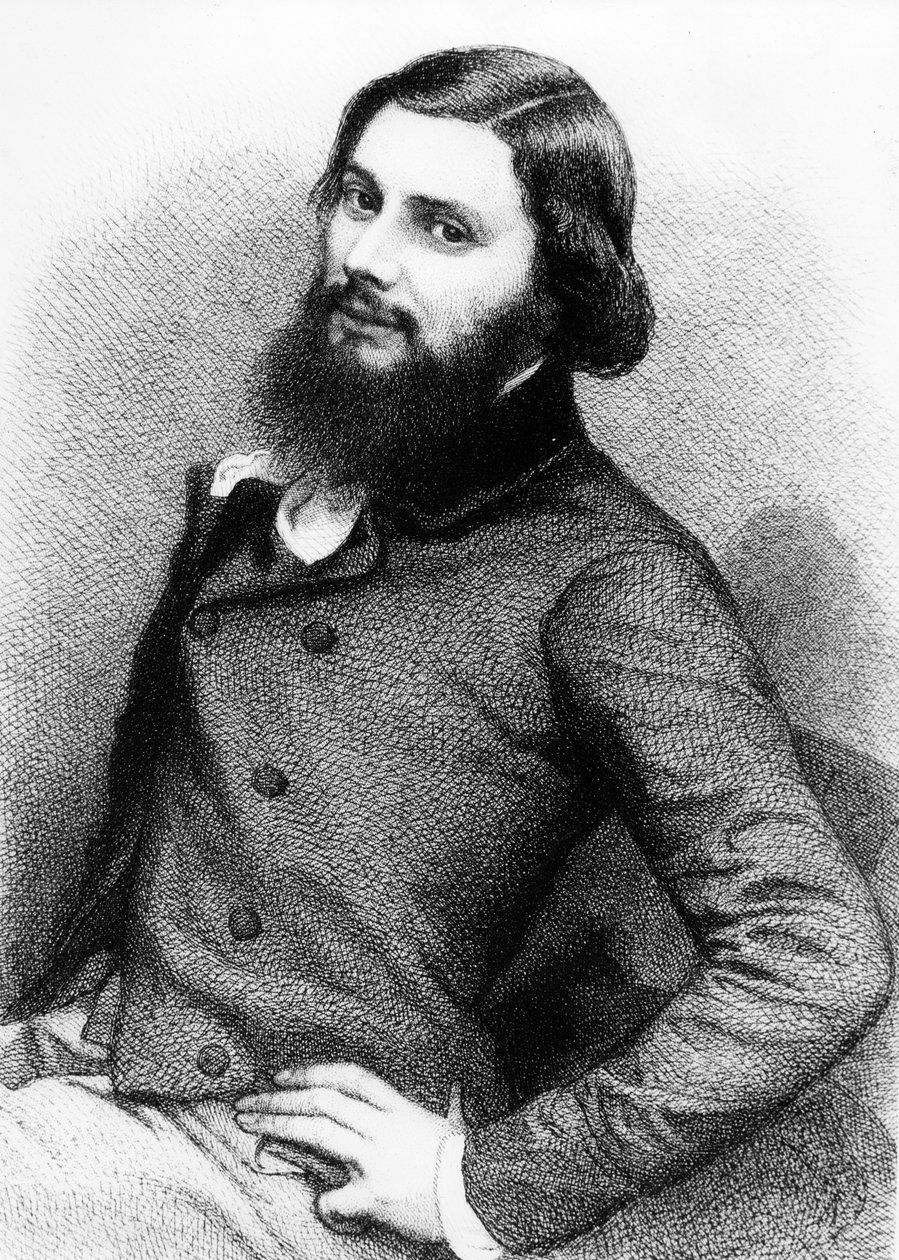 Portret młodego Gustawa Courbeta, ok. 1840 autorstwa French School