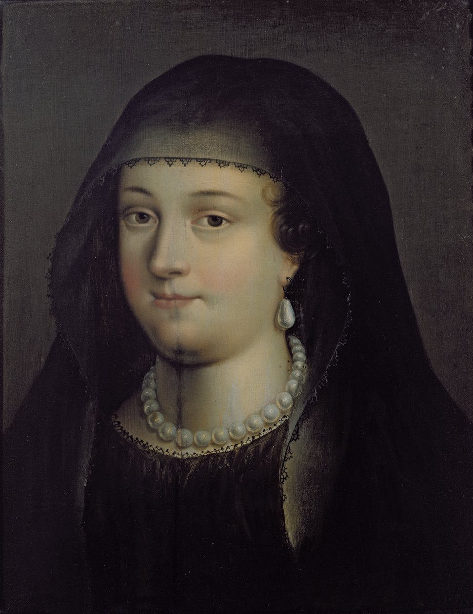 Portret dziewczynki, przypuszczalnie Marii Królowej Szkotów (1542-87) autorstwa French School
