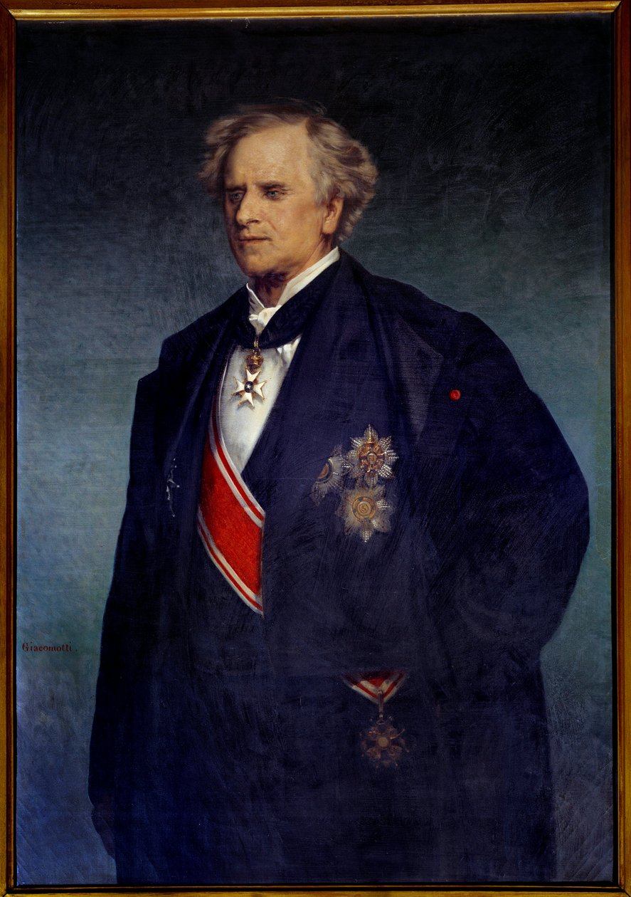 Portret astronoma i polityka Urbaina le Verriera (1811-1877) Obraz Giacomottiego ze szkoły francuskiej XIX-wiecznego Paryża, muzeum Obserwatorium. autorstwa French School