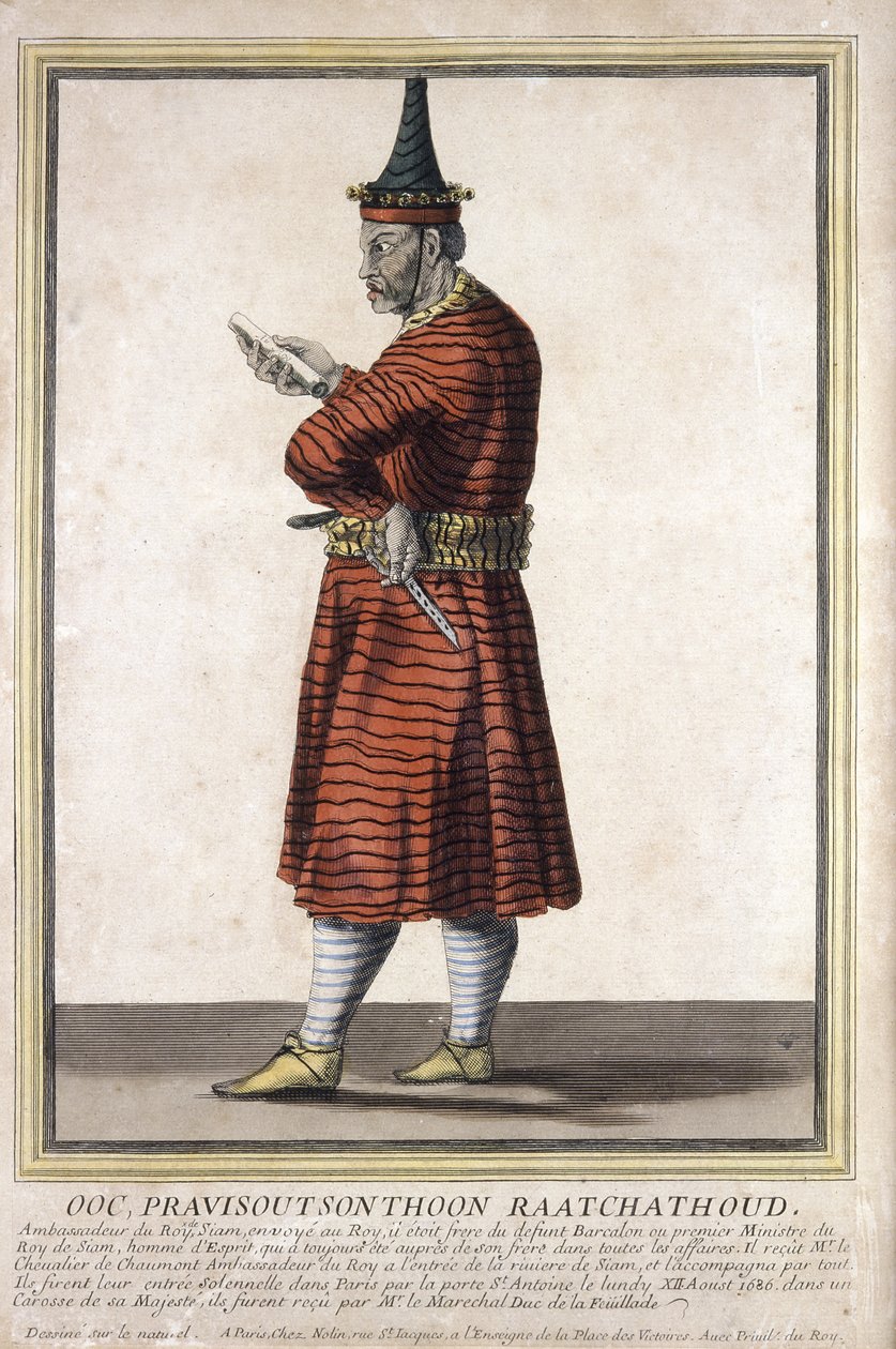 Portret jednego z ambasadorów syjamskich do Ludwika XIV, 1685 autorstwa French School