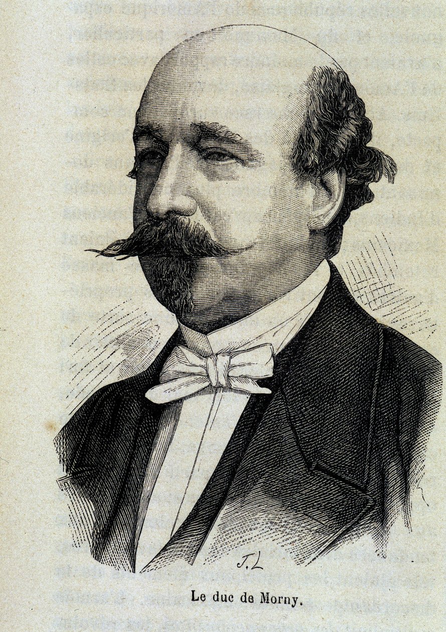 Portret księcia Morny. autorstwa French School