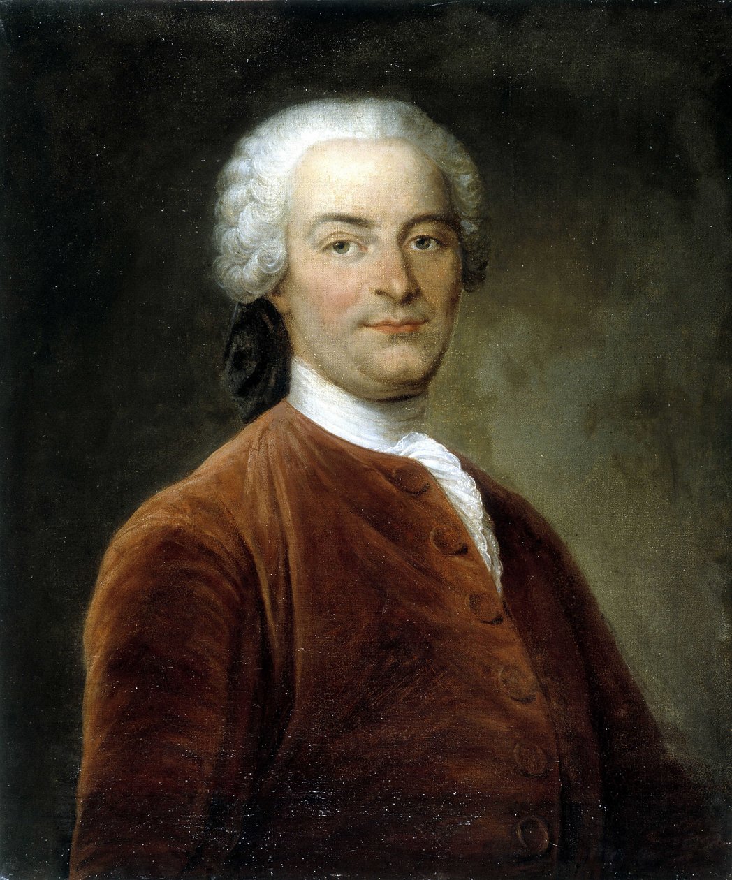 Portret francuskiego powieściopisarza i moralisty Charlesa Pinot Duclos (1704-1772), burmistrza Dinan. XVIII-wieczny obraz zachowany w Muzeum Dinan. autorstwa French School