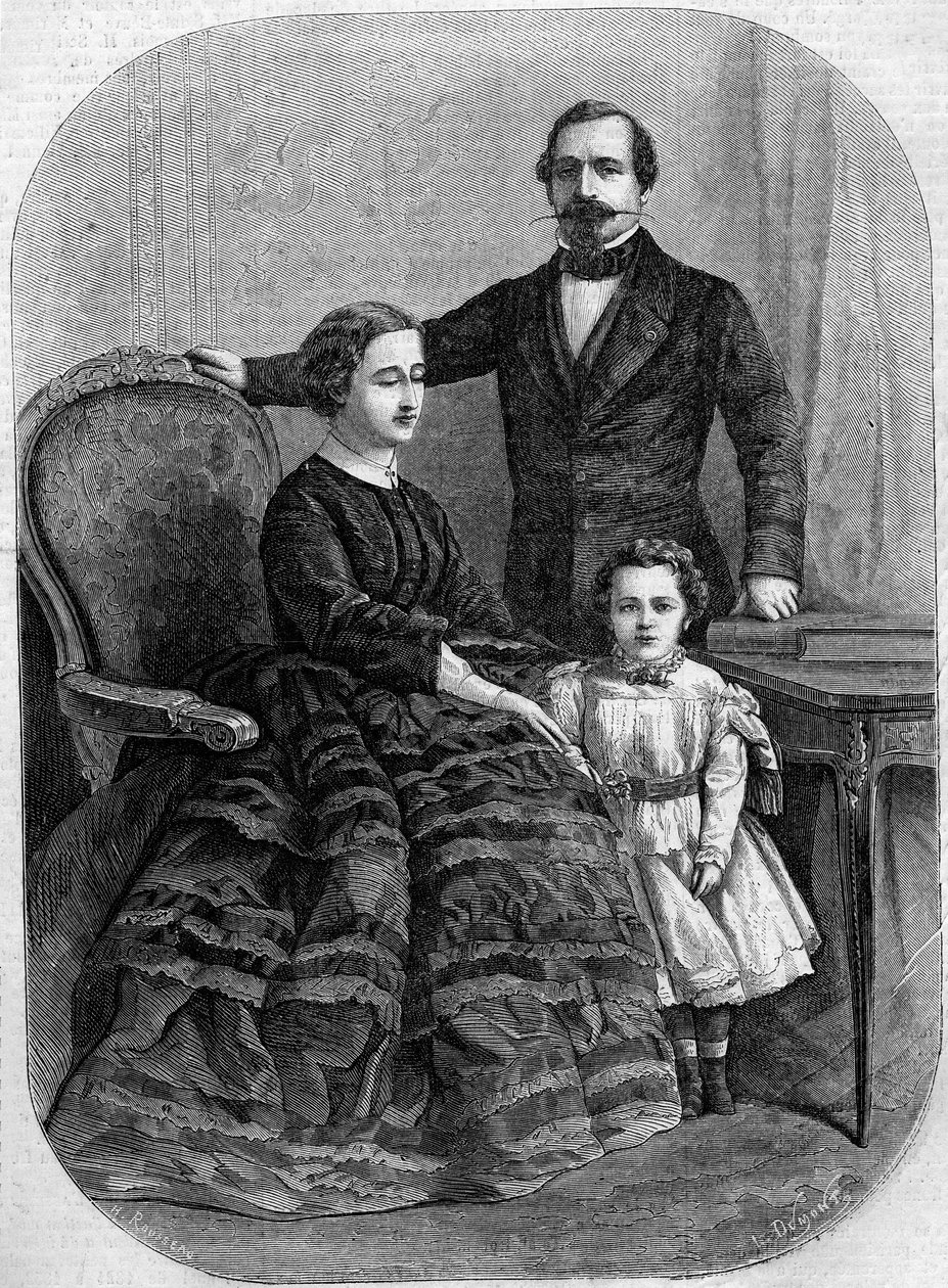 Portret rodziny cesarskiej Francji autorstwa French School