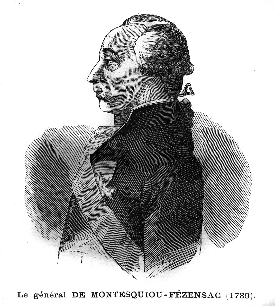Portret markiza Anne Pierre Comte de Montesquiou Fezensac (Montesquiou-Fezensac autorstwa French School