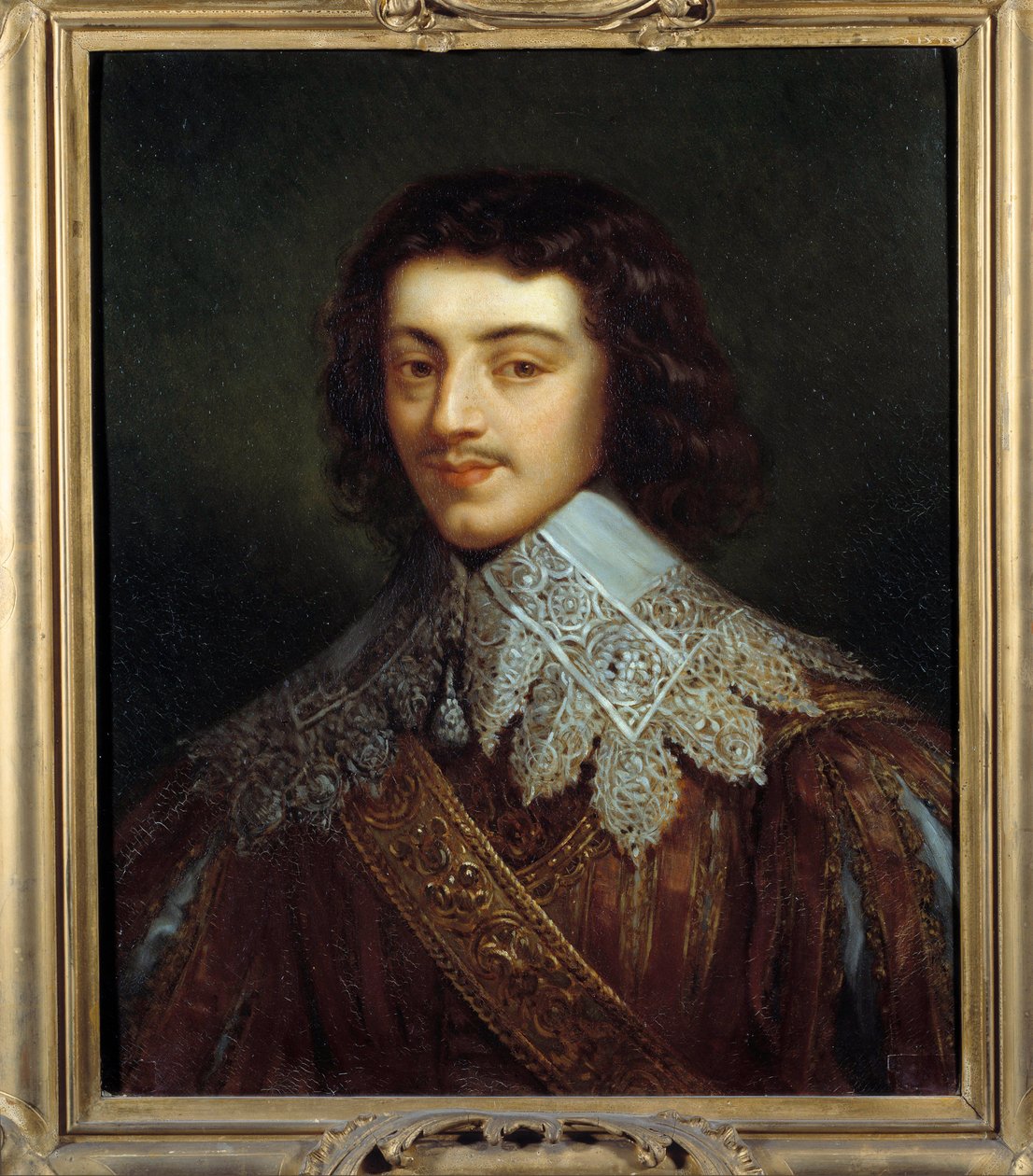 Portret markiza de Cinq Mars (Henri Coiffier de Ruze autorstwa French School