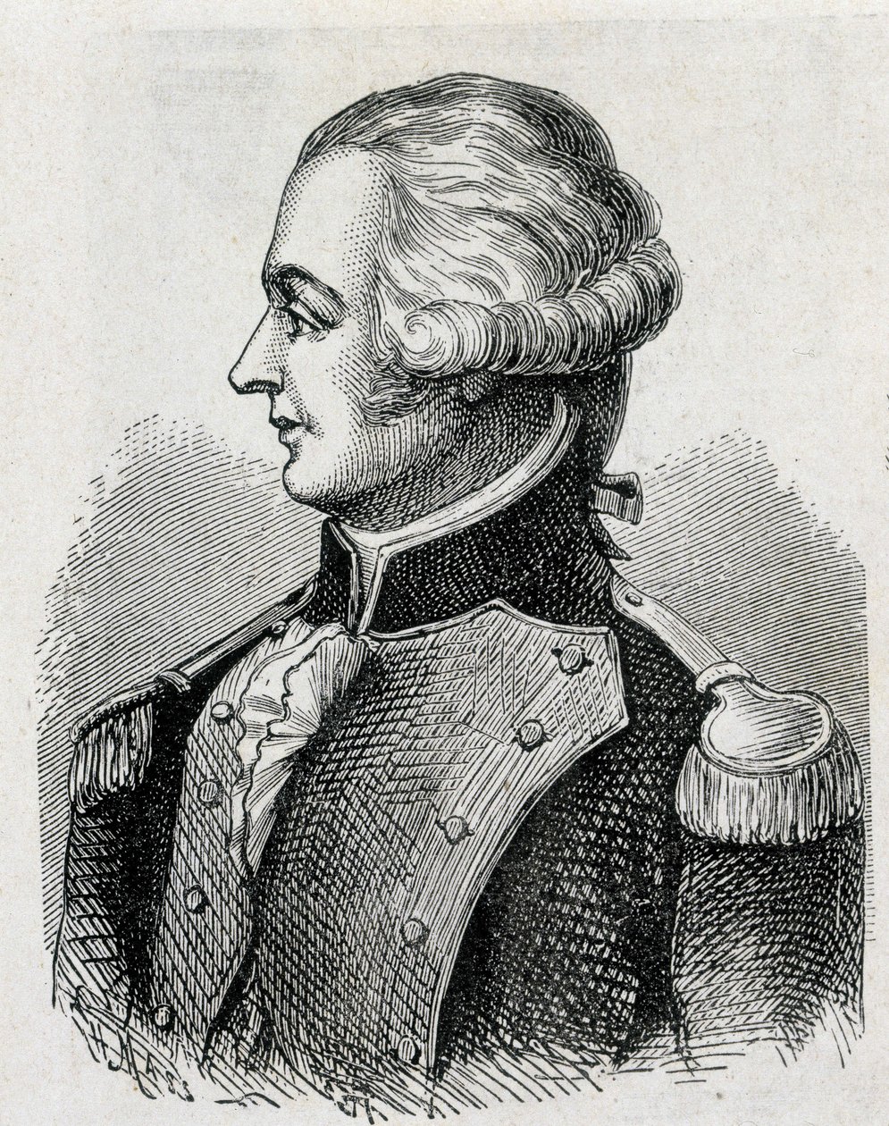 Portret markiza de Jouffroy (1751 - 1832) - w „Albumie nauki”; wybitni uczeni; Wielkie odkrycia”” 1896. autorstwa French School