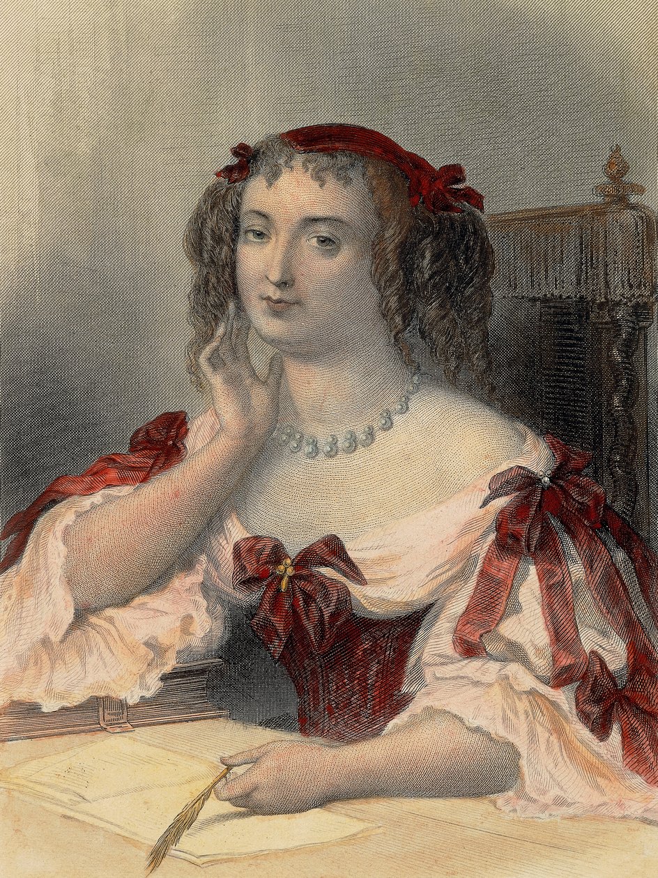 Portret markizy de Sevigne autorstwa French School