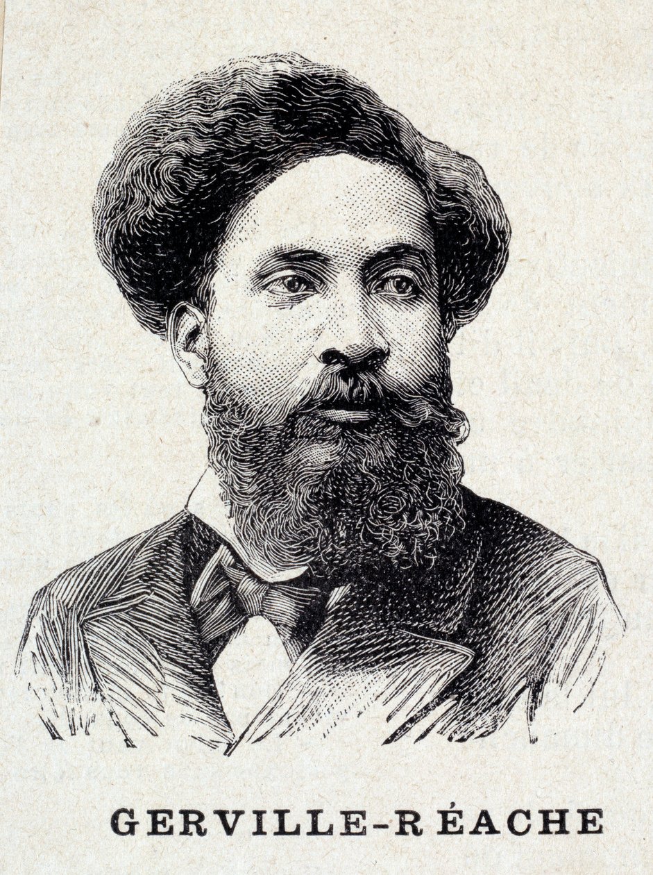 Portret radykalnego republikańskiego posła Gastona Gerville Reache (1854-1908) autorstwa French School