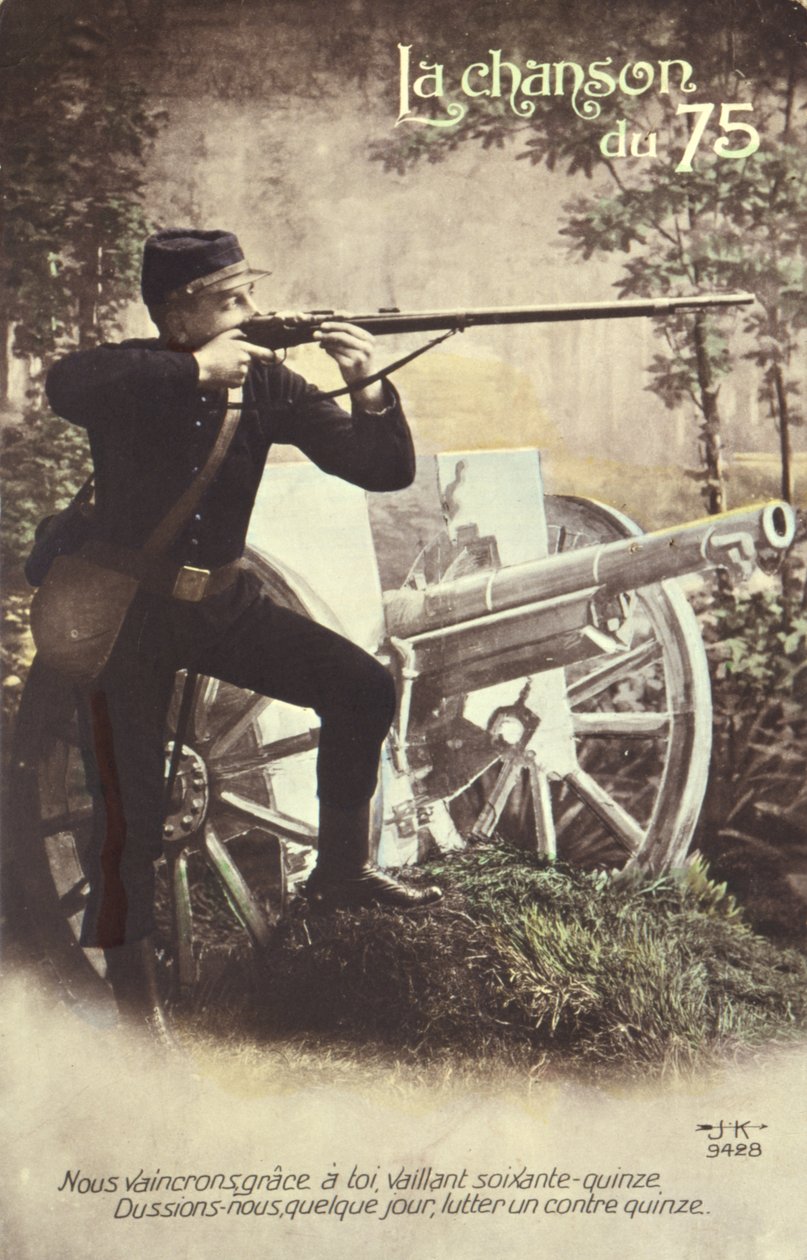 Pocztówka przedstawiająca Pieśń 75, 1914-18 autorstwa French School