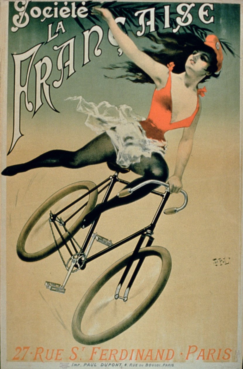 Plakat reklamujący Societe La Francaise, Paryż autorstwa French School