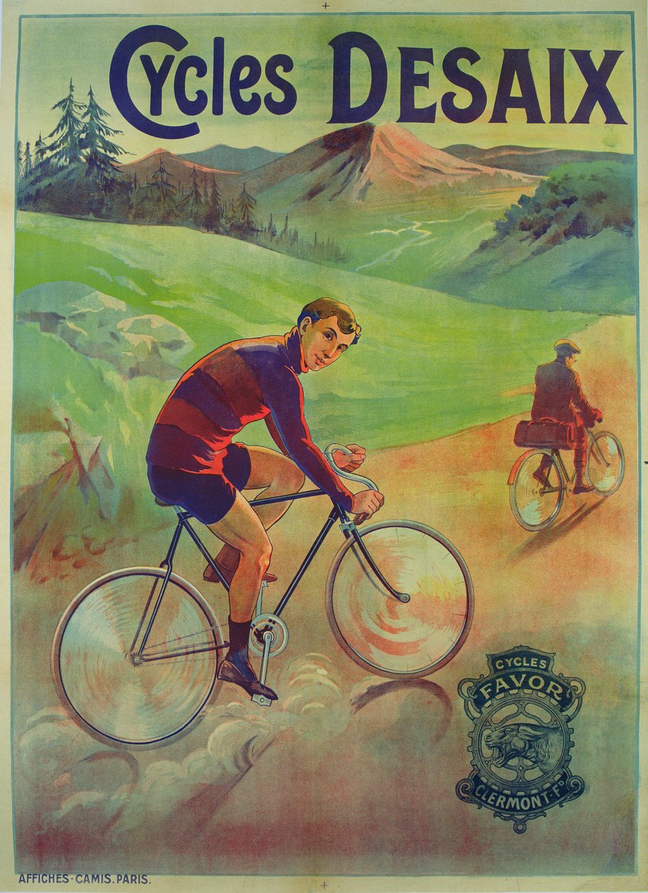 Plakatowe cykle reklamowe Desaix autorstwa French School