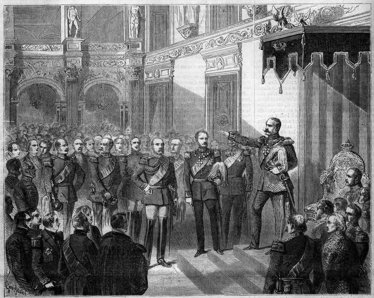 Książę Fryderyk Guillaume Louis (później Wilhelm I, król Prus i cesarz Niemiec) autorstwa French School